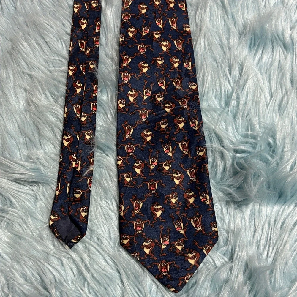 Vintage ‘90’s Looney Tunes Tasmanian Devil Navy Tie